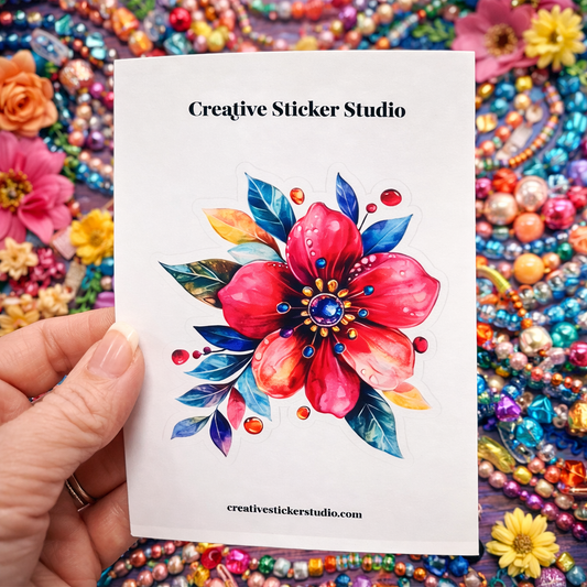 XLARGE Sticker - Beaded Floral