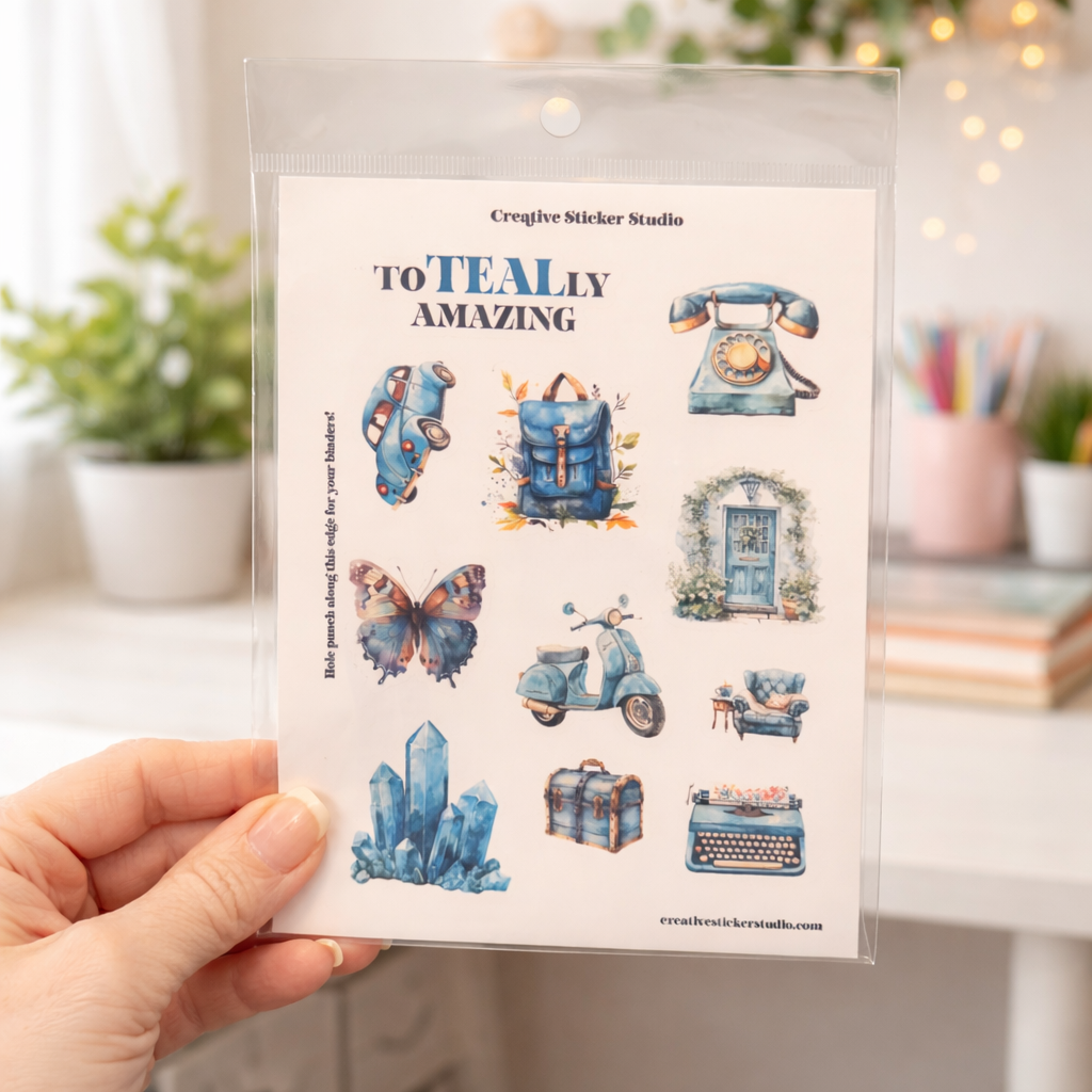 Sticker Sheet Set of 2 - ToTEALly Amazing