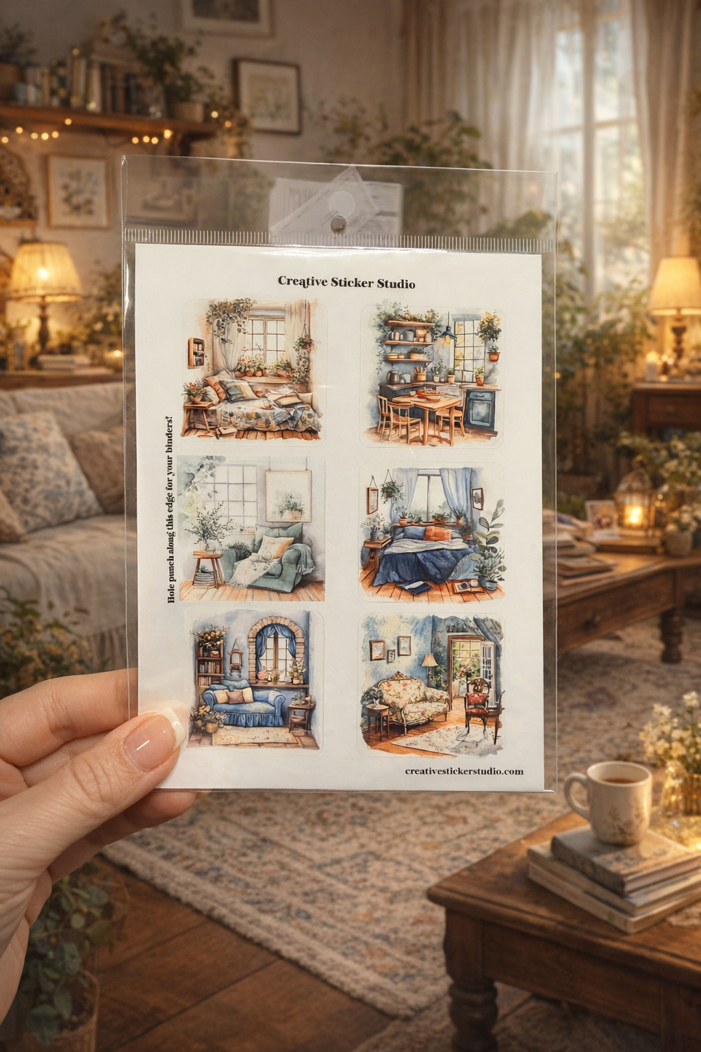 Sticker Sheet Set of 2 - Lazy Day Rooms