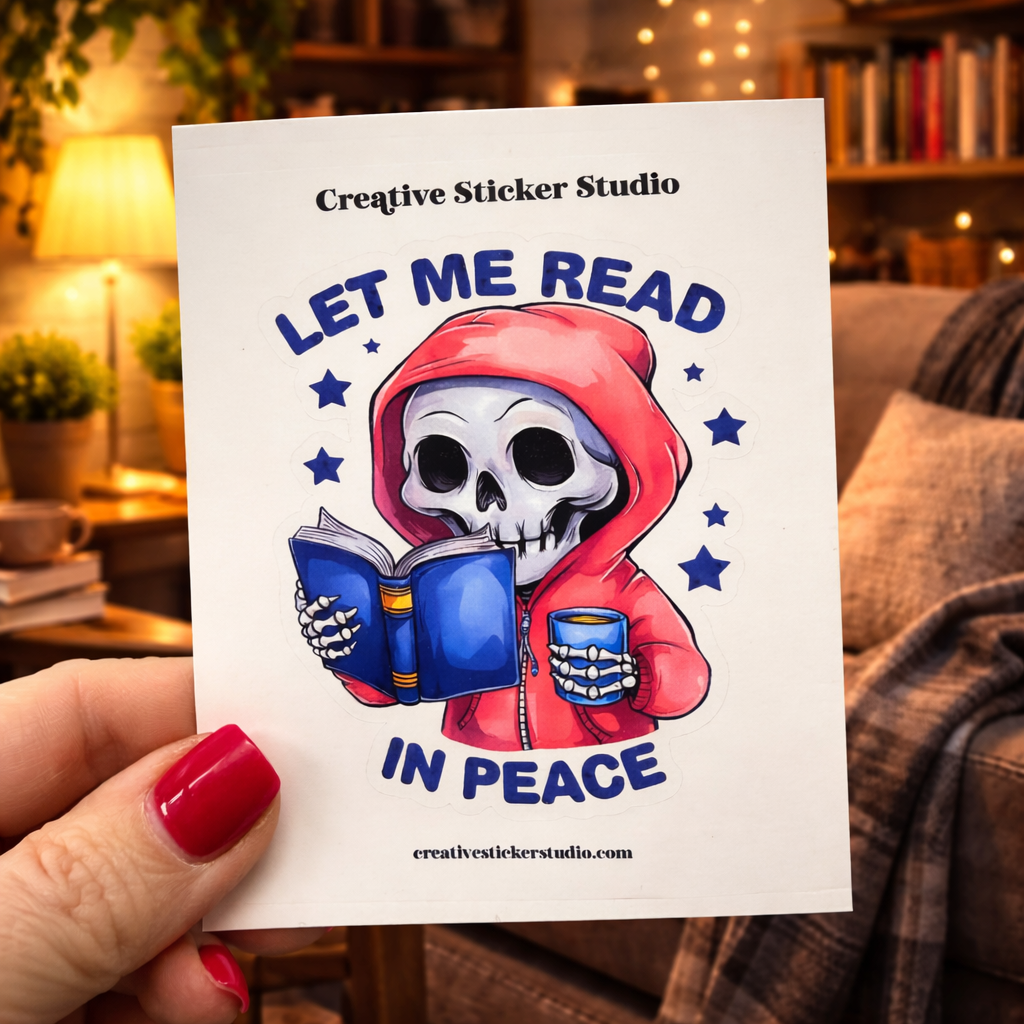 XLARGE Sticker - Read in Peace