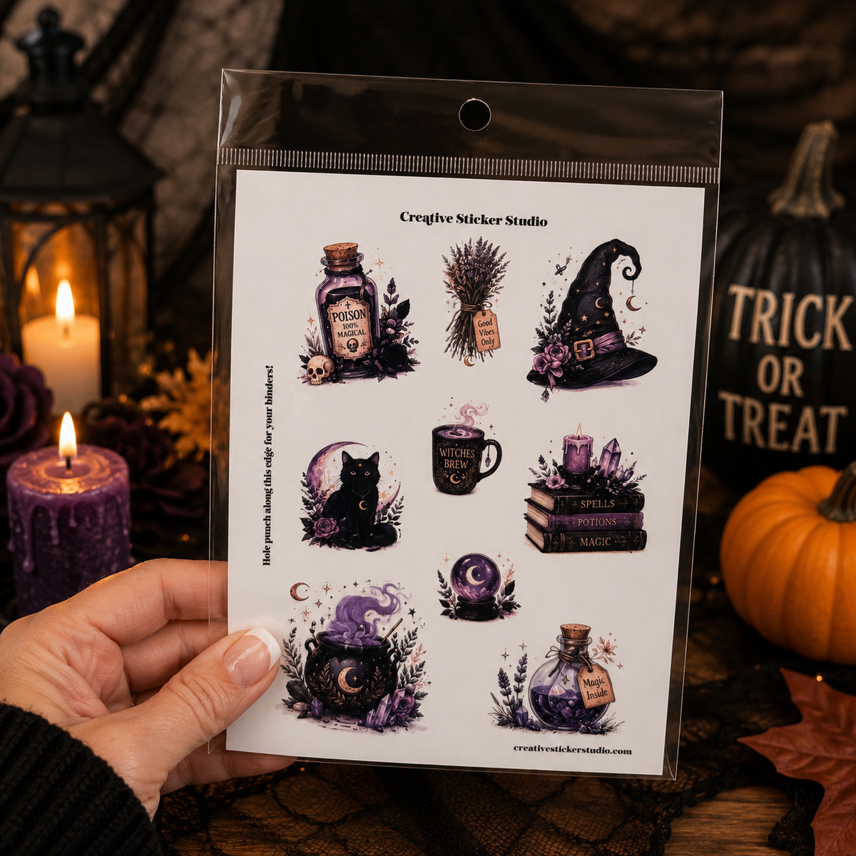 Sticker Sheet Set of 2 - Practical Magic Witches Brew