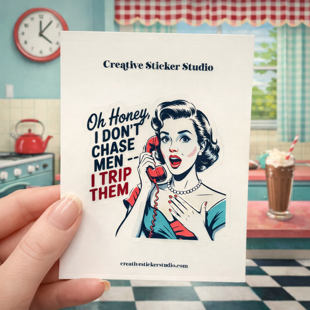 XLARGE Sticker - I Don't Chase Men