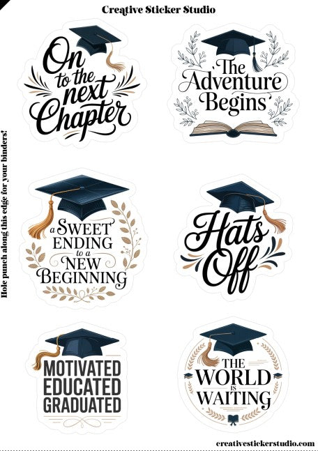 Sticker Sheet Set of 2 - Next Chapter