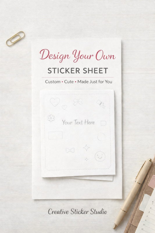 Sticker Sheet Set - DESIGN YOUR OWN
