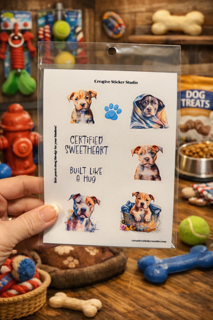 Sticker Sheet Set of 2 - Pittbull