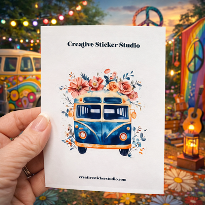 XLARGE Sticker - Boho Hippy Van