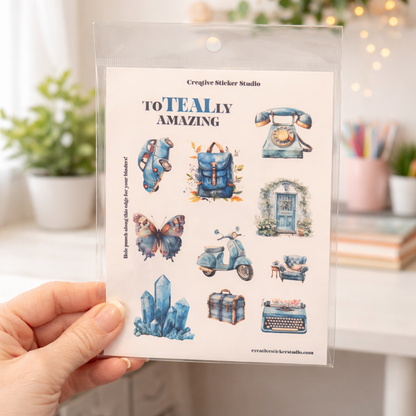 Sticker Sheet Set of 2 - ToTEALly Amazing
