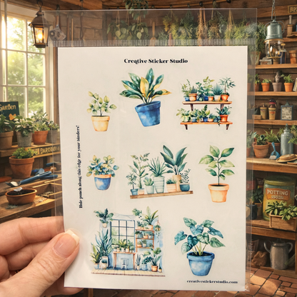 Sticker Sheet Set of 2 - Plants for Days!