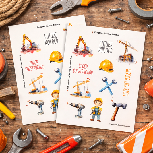Sticker Sheet Set of 2 - Future Builder