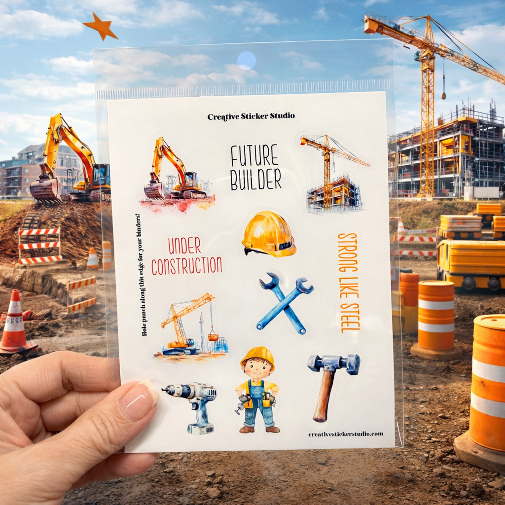 Sticker Sheet Set of 2 - Future Builder