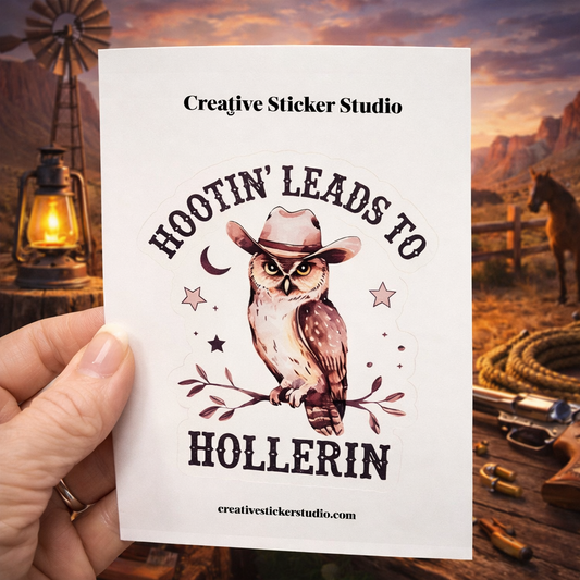 XLARGE Sticker - Hootin Hollerin