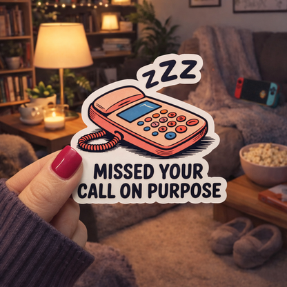XLARGE Sticker - Missed Call