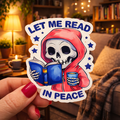 XLARGE Sticker - Read in Peace