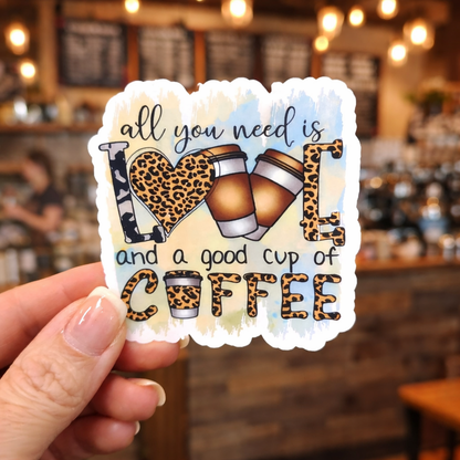 XLARGE Sticker - Love & Coffee
