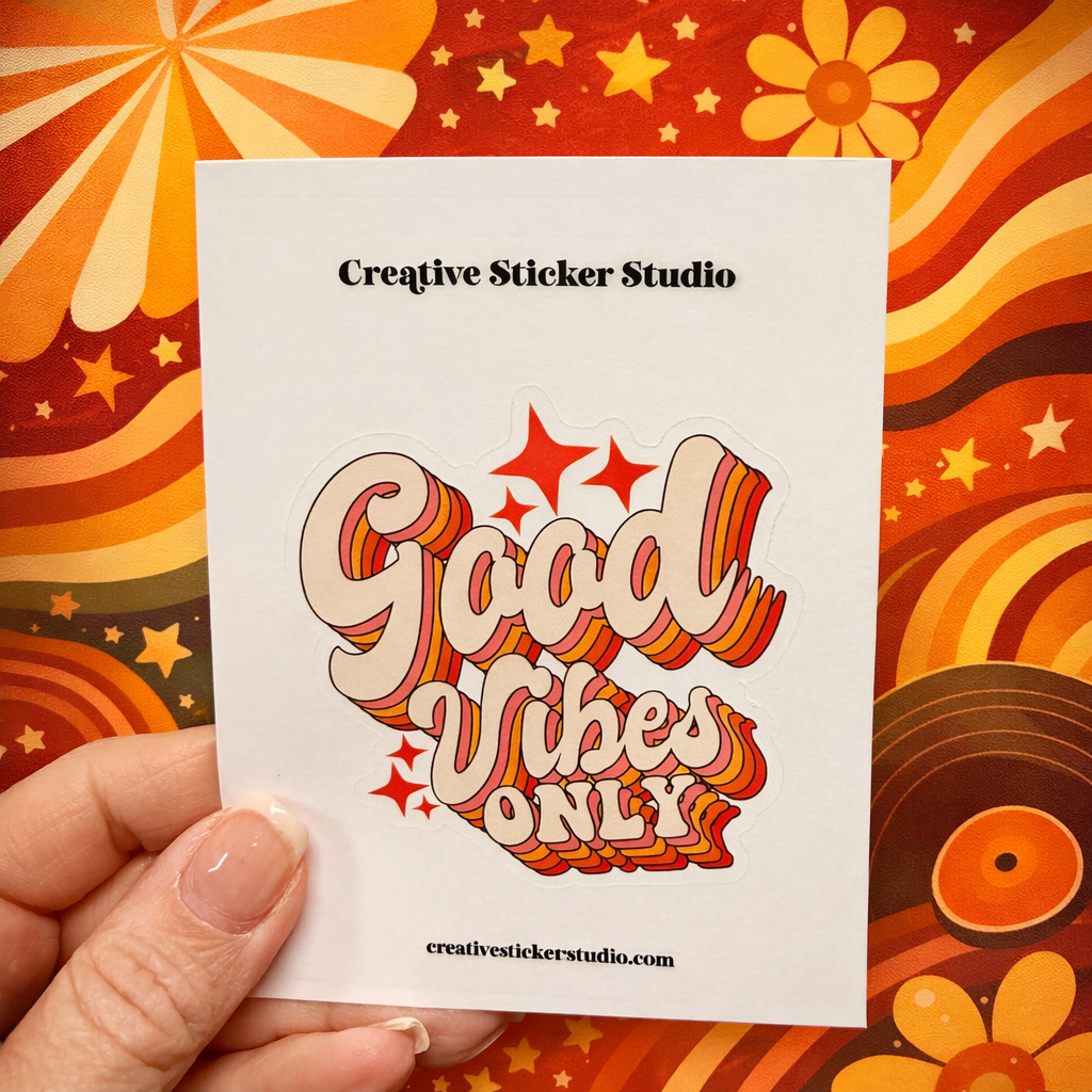 XLARGE Sticker - Good Vibes Only