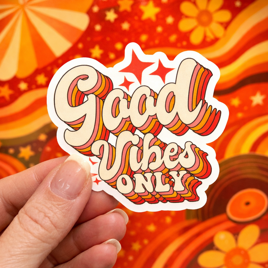 XLARGE Sticker - Good Vibes Only