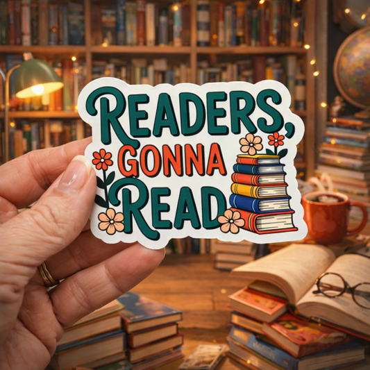 XLARGE Sticker - Readers Gonna Read