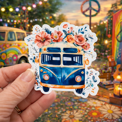 XLARGE Sticker - Boho Hippy Van