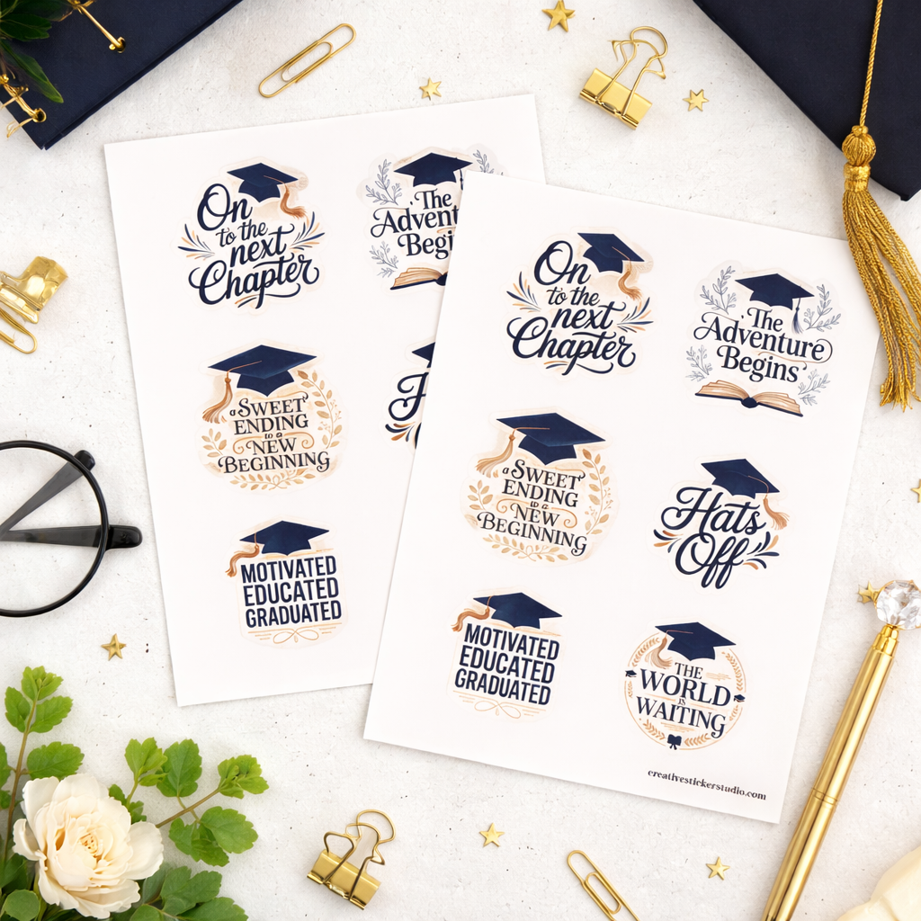 Sticker Sheet Set of 2 - Next Chapter