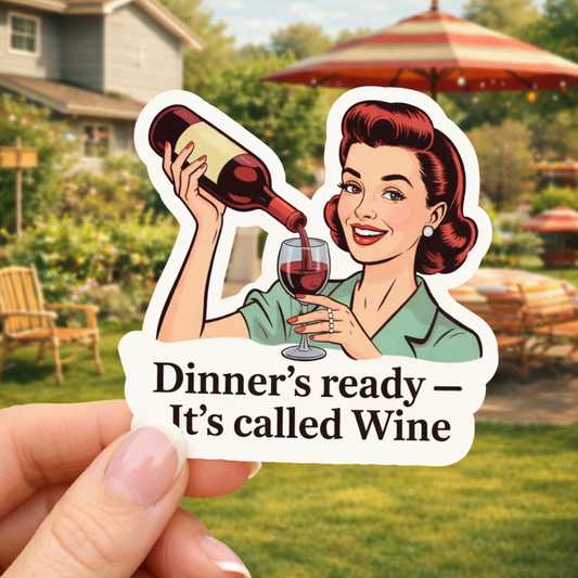 XLARGE Sticker - Dinner's Ready