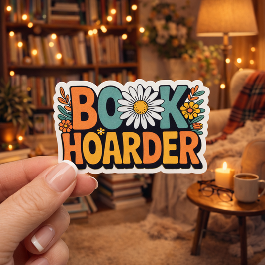 XLARGE Sticker - Book Hoarder
