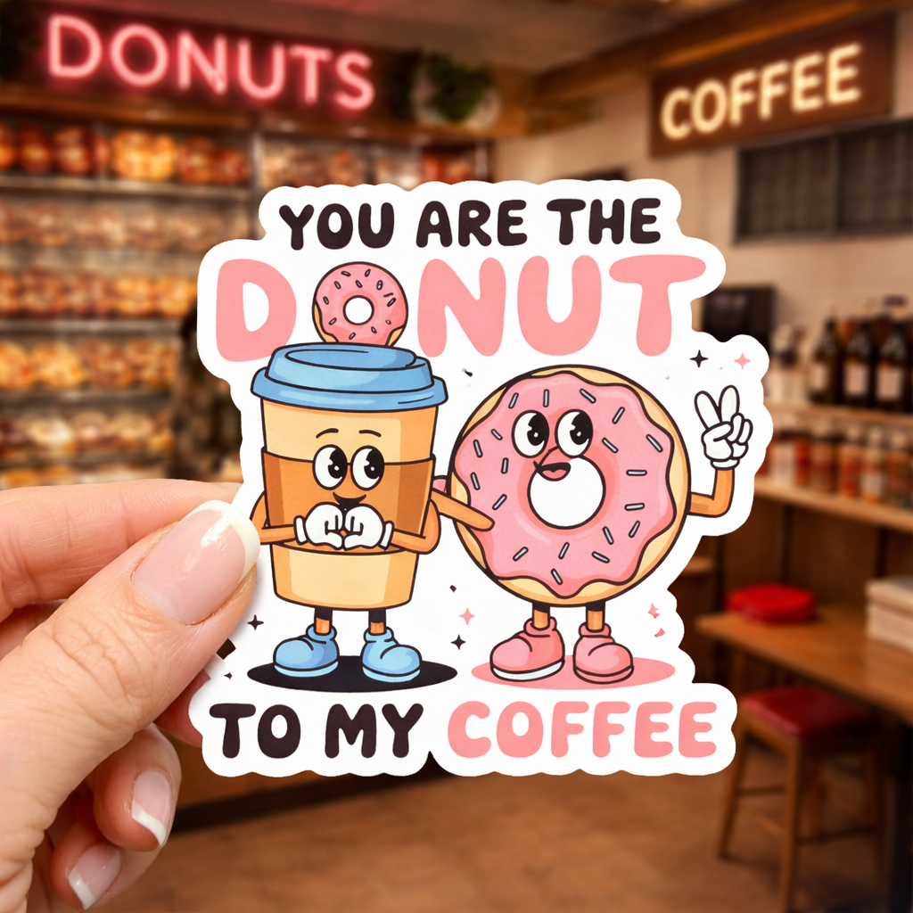 XLARGE Sticker - Donut to my Coffee