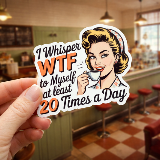 XLARGE Sticker - Whisper WTF