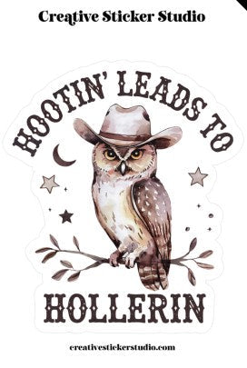 XLARGE Sticker - Hootin Hollerin