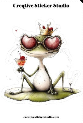 XLARGE Sticker - Party Frog