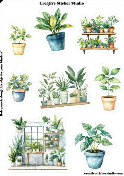 Sticker Sheet Set of 2 - Plants for Days!