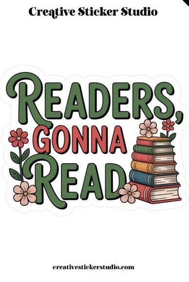 XLARGE Sticker - Readers Gonna Read