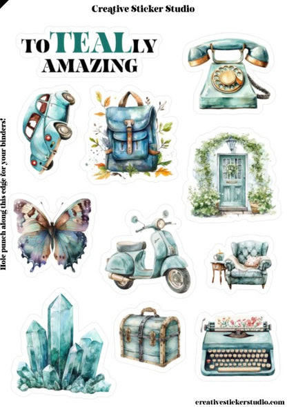 Sticker Sheet Set of 2 - ToTEALly Amazing